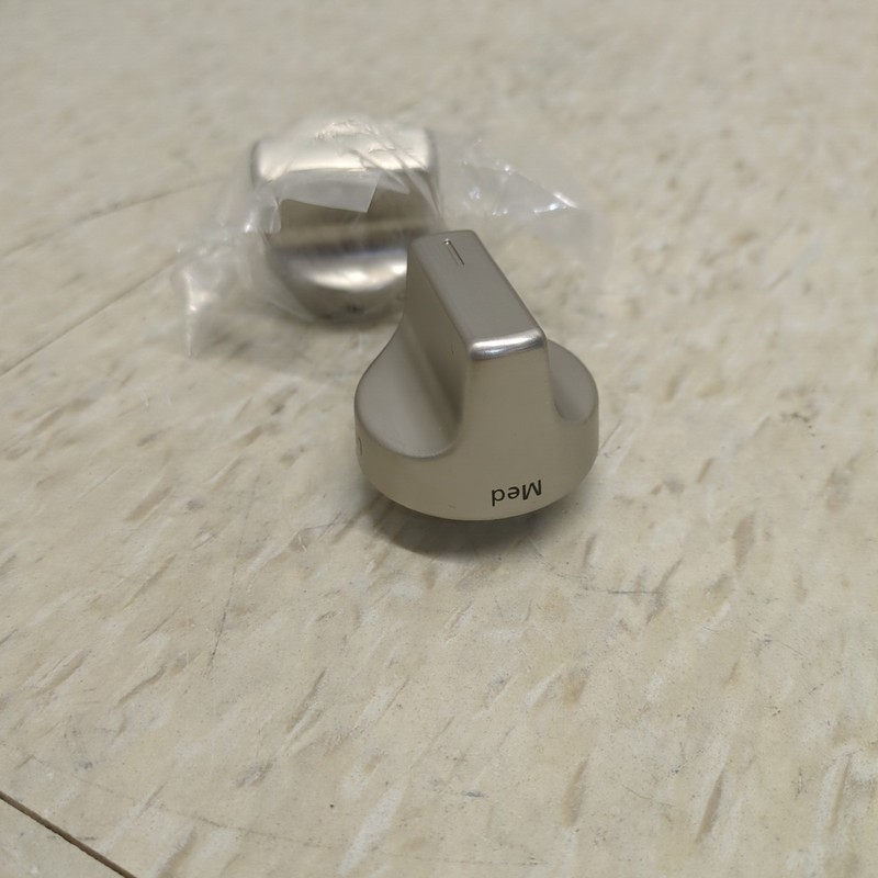 Qty 2 W11239985 Control Knob Compatible with Whirlpool Gas Ranges Replace Sliver gallery