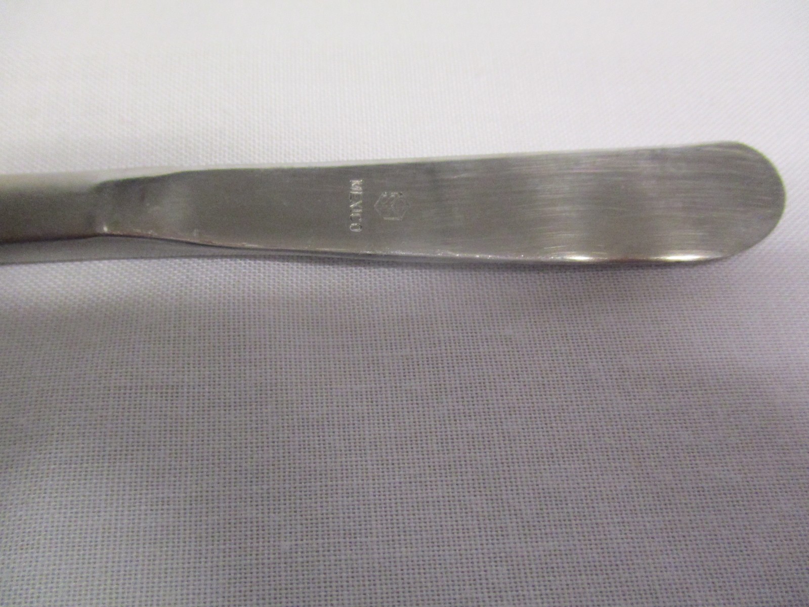 Set Of 5 Stainless Flatware Solid Single Piece Construction Dinner Knife 6" gallery