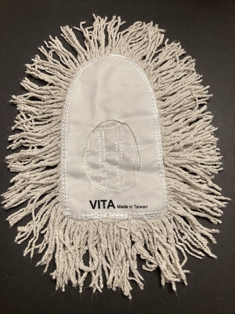 Dust Mop Replacement Head Triangular - New - White
