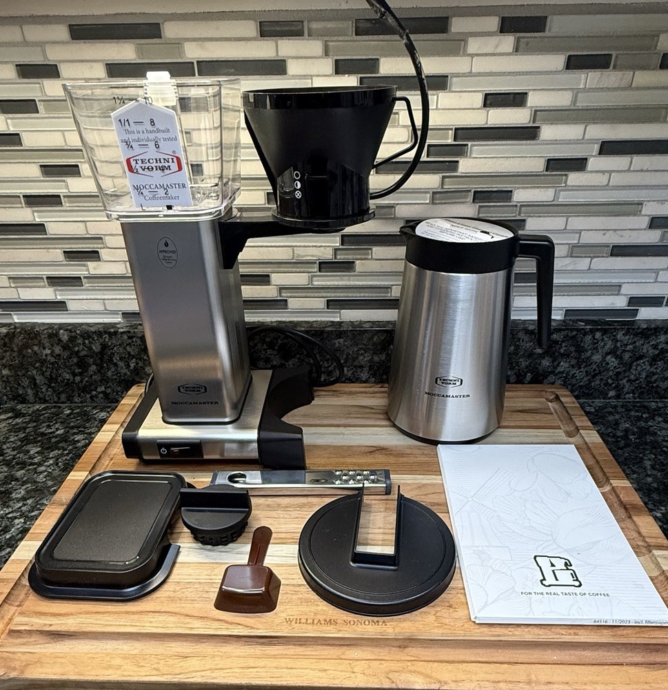 Technivorm Moccamaster KBT Coffee Maker Brushed Silver 79116 Open Box - New Read