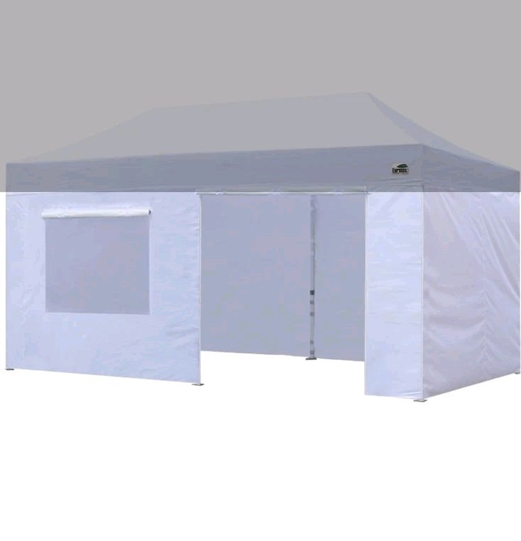 Zippered Walls For 10x20 Replace Canopy EurMax Sidewall Kit Four Walls Only gallery