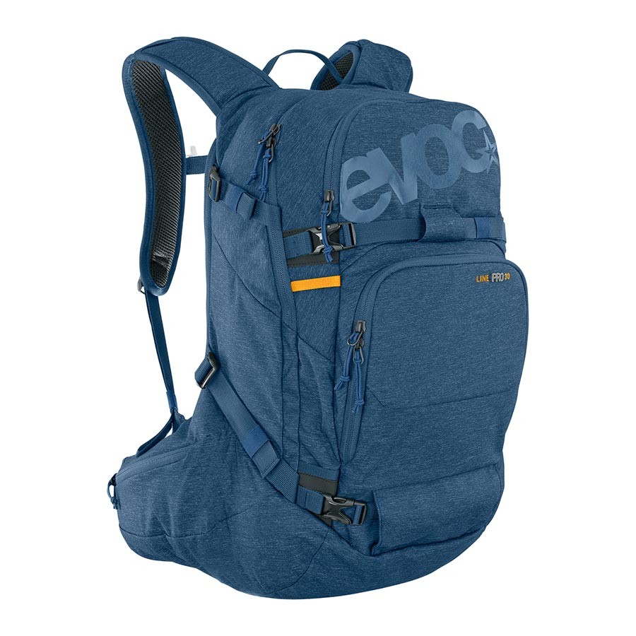 EVOC Line Pro 30L Snow Backpack with Removable Back Protector & Ski Attachments