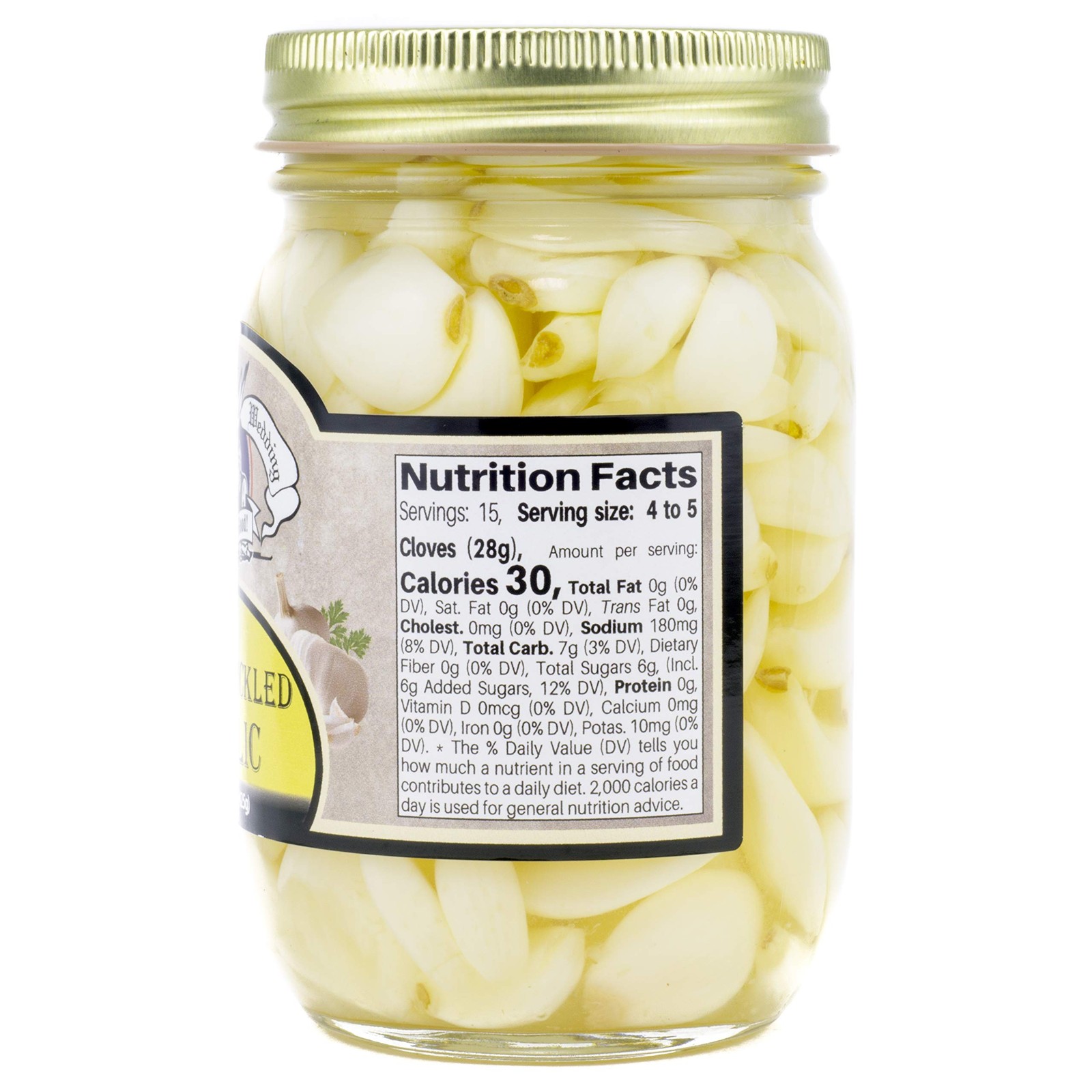 Amish Wedding All-Natural Sweet Pickled Garlic 15 Ounces 15 Ounce (Pack of 2) gallery