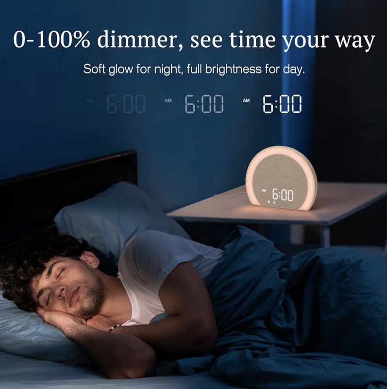 Extra Loud Alarm Clock with Wireless Bed Shaker Vibrating Dual Alarm wLight Wake gallery
