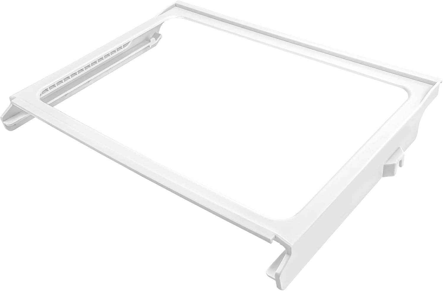W11368751, W10905531 Refrigerator Shelf Frame(no glass) Compatible with white gallery