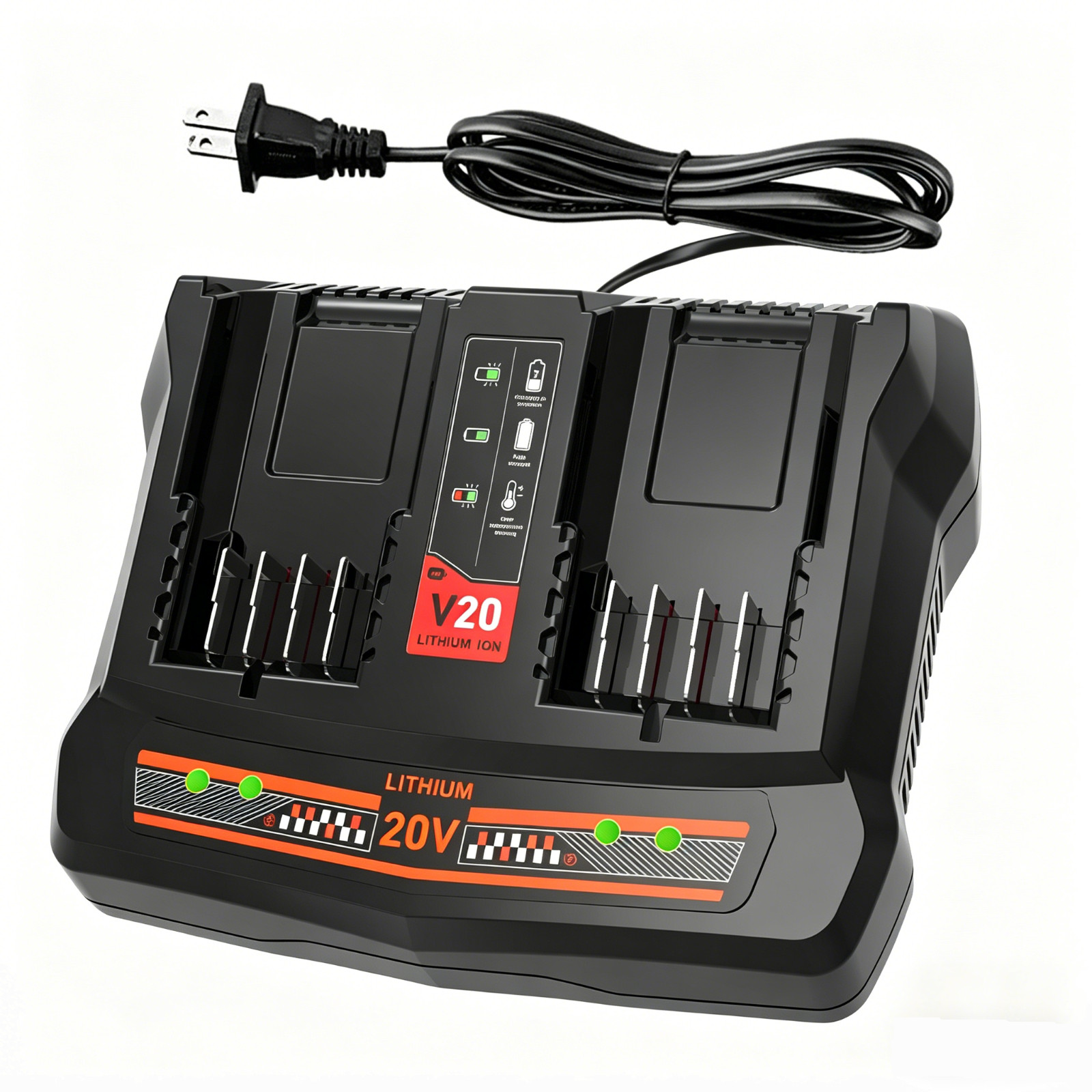 For Craftsman CMCB124 20V Dual Fast Charger V20 Lithium Battery CMCB202 CMCB104 gallery