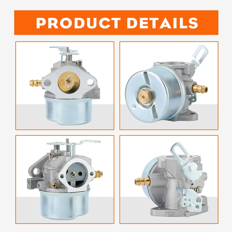 Adjustable Carburetor for Tecumseh 8HP 9HP 10HP Snow Blower 640349 640052 640054 gallery