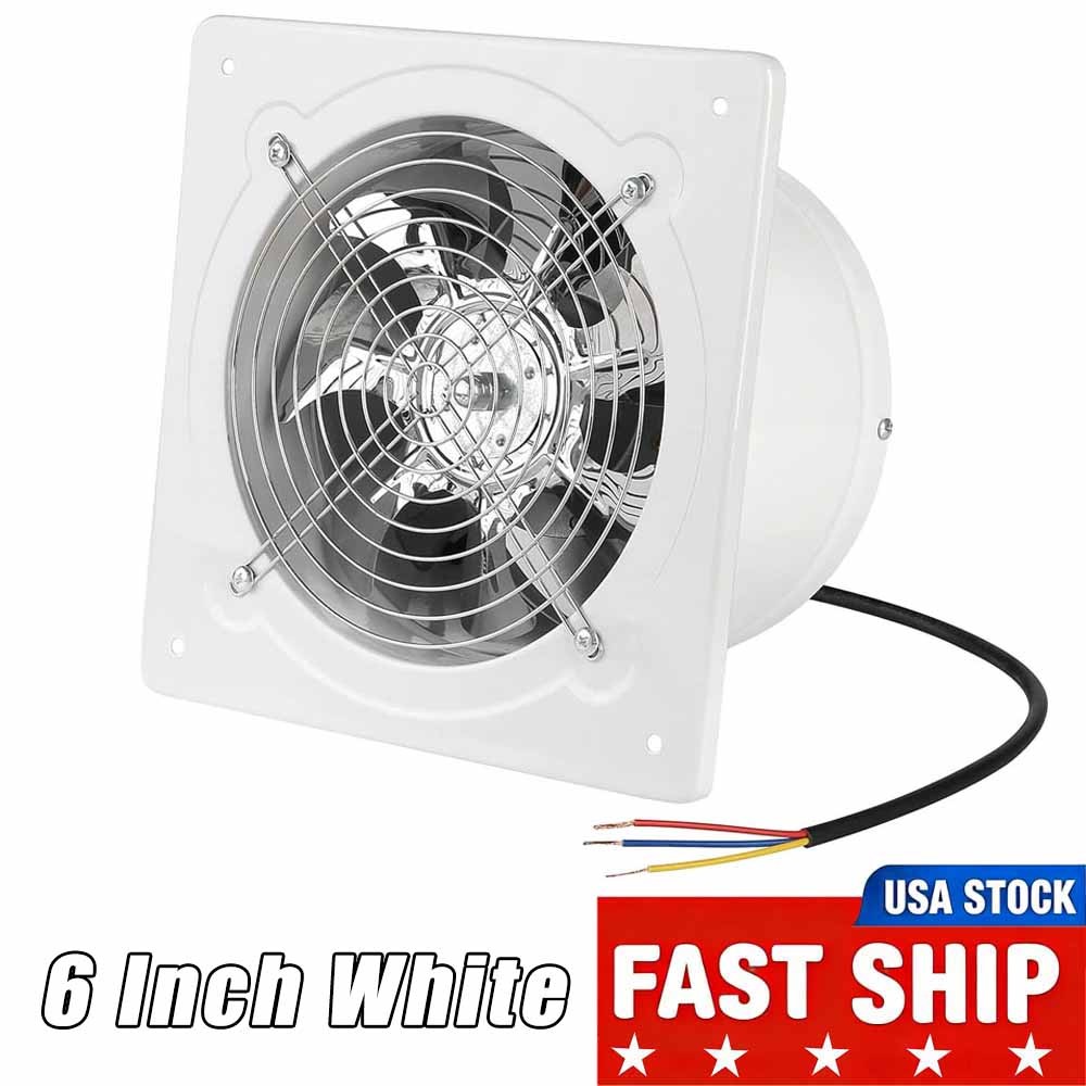 6" Exhaust Fan 110V Ventilation Extractor Fan Ceiling/Wall-Mounted Duct Blower gallery