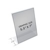 Azar Displays Angled L-Shaped Frame 5.5"x 7''High, 10-Pack gallery