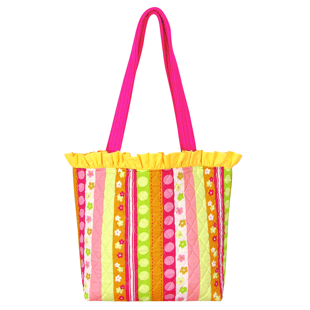 Ribbon Stripe Ruffle Tote gallery