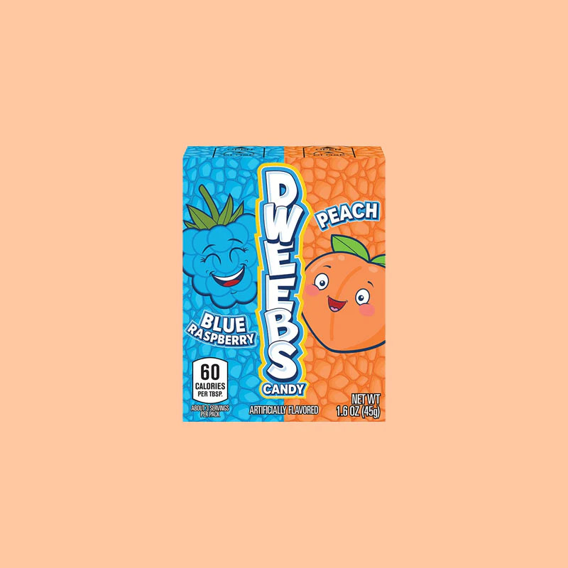 Dweebs Candy Blue Raspberry & Peach 1.6oz (Pakistan) Exotic Snacks gallery