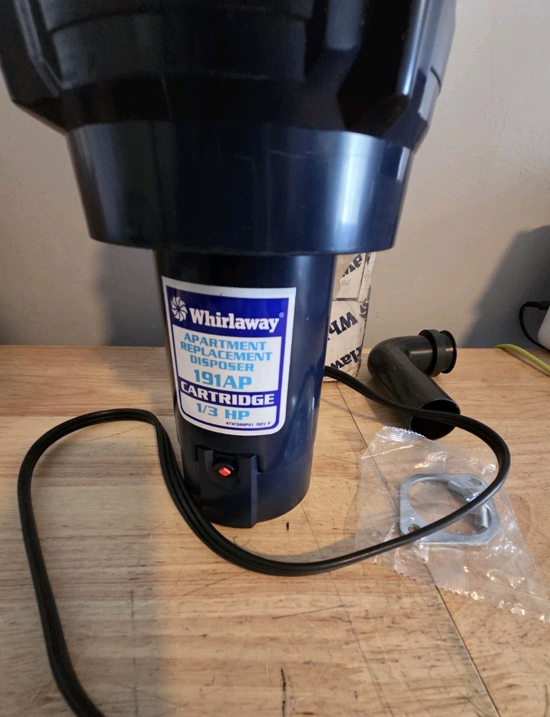 WHIRLAWAY 191PC-AP 1/3HP Garbage Disposal Continuous-feed 110-120V gallery