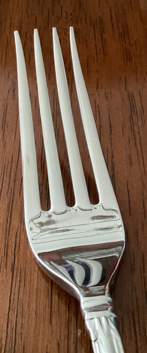Princess House BARRINGTON Dinner Fork (s) EUC 18/10 Stainless Flatware 8 1/8" gallery