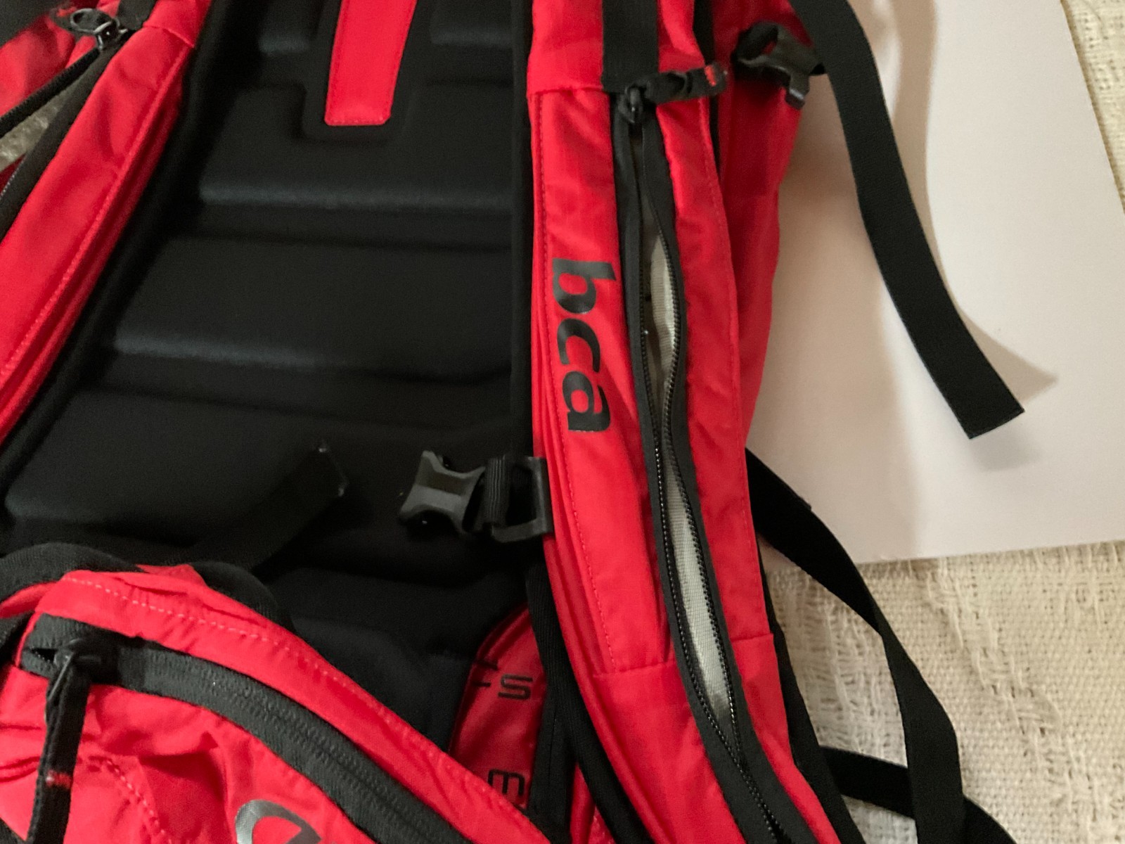 ***NEW*** No tags. BCA Stash 40 Backpack (Red/Black). 2