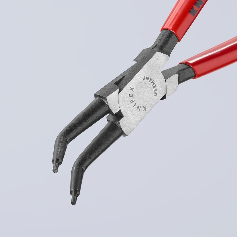 KNIPEX 44 31 J32 9" Internal 45° Angled Snap Ring Pliers-Forged Tips gallery