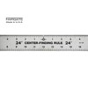 Fairgate 24" Center Finding Ruler, 1-3/4" Wide, 23-124 Made In USA gallery