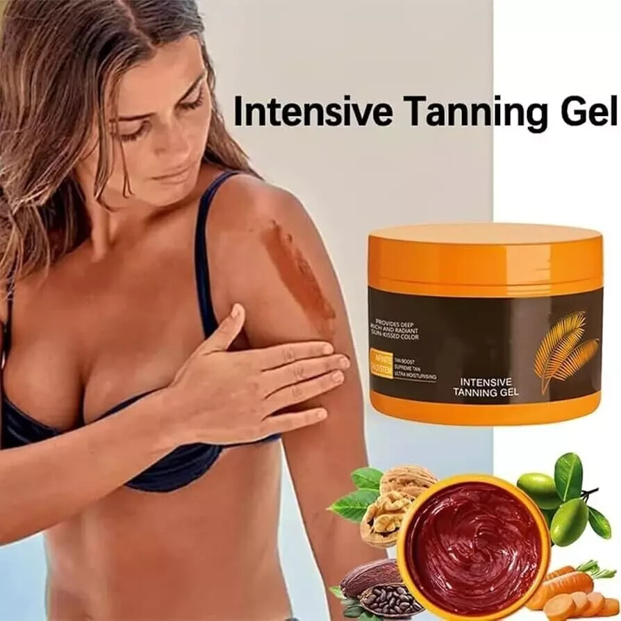 OUHOE Intensive Tanning Gel - Outdoor Sun Tan Gel Summer Beach bahamas Vacation gallery