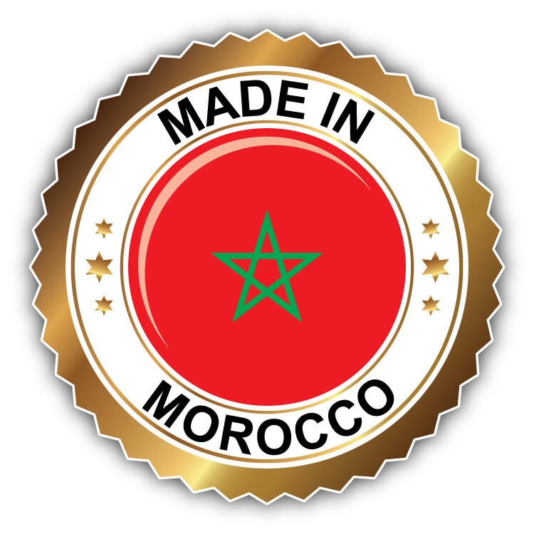 Made In Morocco Golden Label Car Bumper Sticker Decal gallery