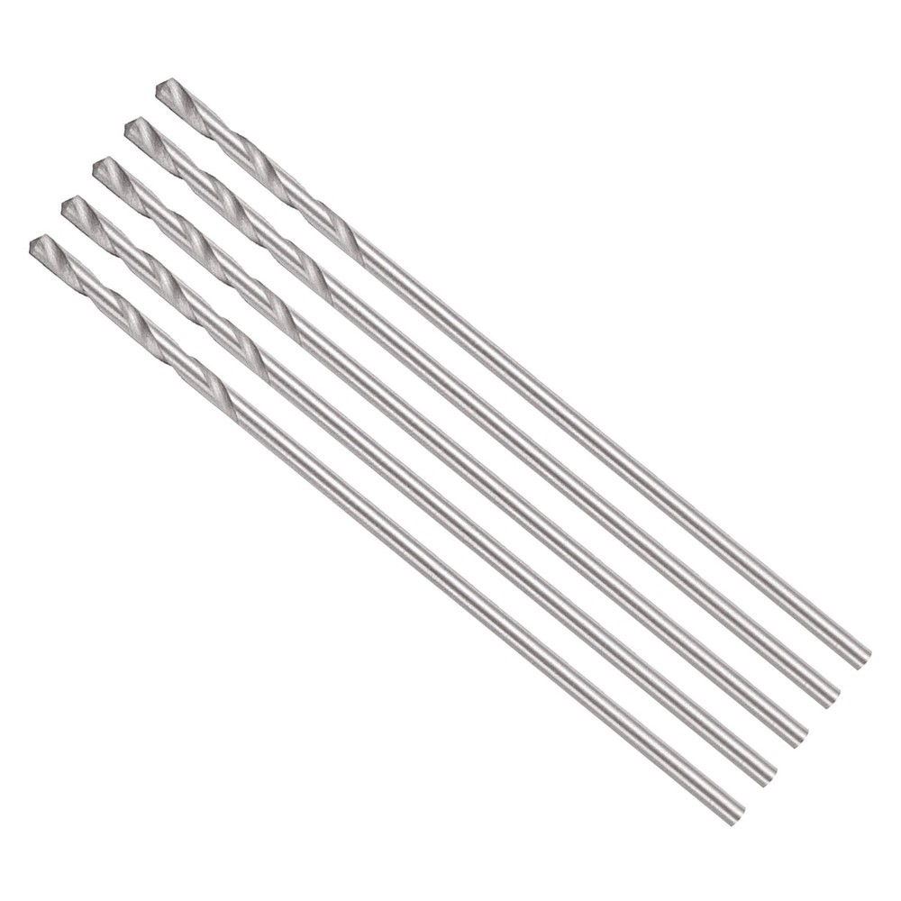 Drill Bit, 0.5mm Cutting Diameter, 4241 118° Uncoated Maintenance, 5-Pieces