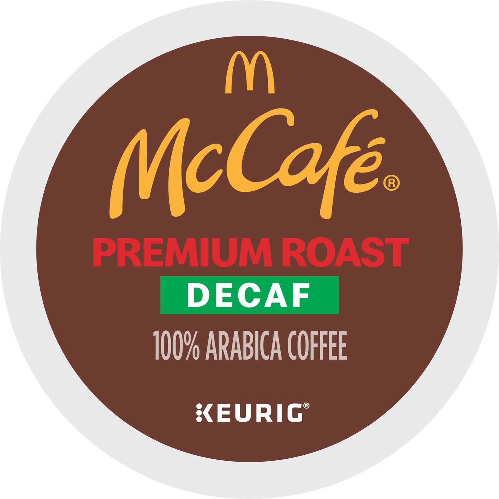 McCafe, Premium Roast Decaf Coffee, Keurig Single Serve K-Cup Pods, 96 Count gallery