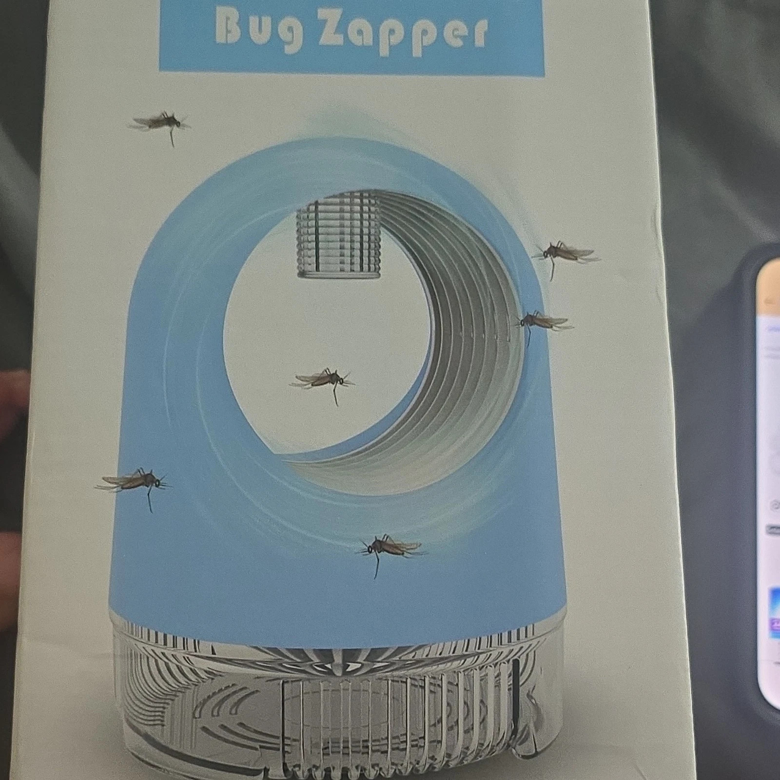Blue Indoor Bug Zapper Lamp Fly Mosquito Killer Quiet Easy Clean Electric gallery
