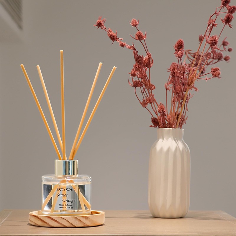 100ml Scent Diffuser with 6 Fiber Sticks, 3.5 oz Reed Diffuser Set Aromathera... gallery