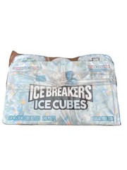 (6)ICE BREAKERS Ice Cubes Mint Crystal Sugar Free Gum, 40pcs Per BB 08/26