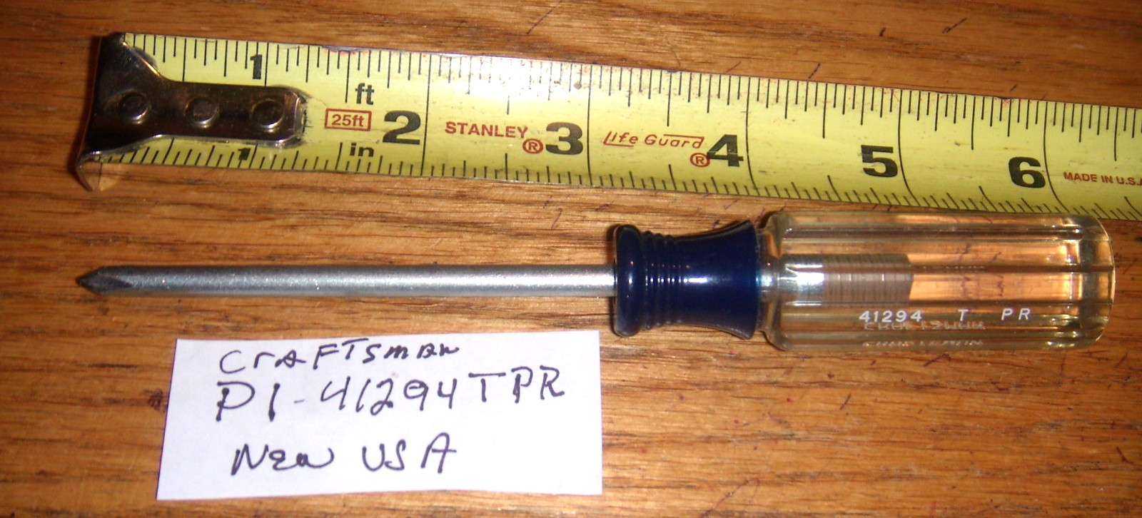 CRAFTSMAN NOS PHILIPPS SCREW DRIVER #P1-41294 TPR NEW FREE SHIPPING USA gallery