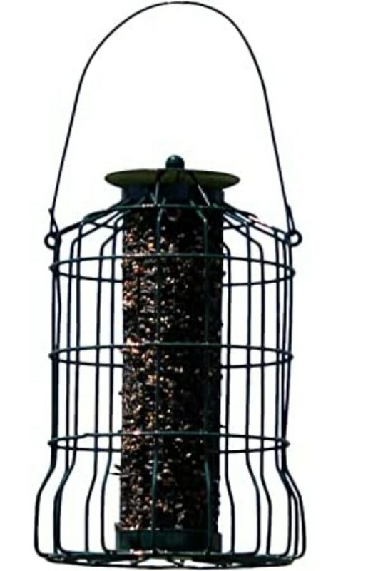 PETITE SQUIRREL RESISTANT CAGED BIRD SEED FEEDER BE161 BACKYARD ESSENTIALS gallery