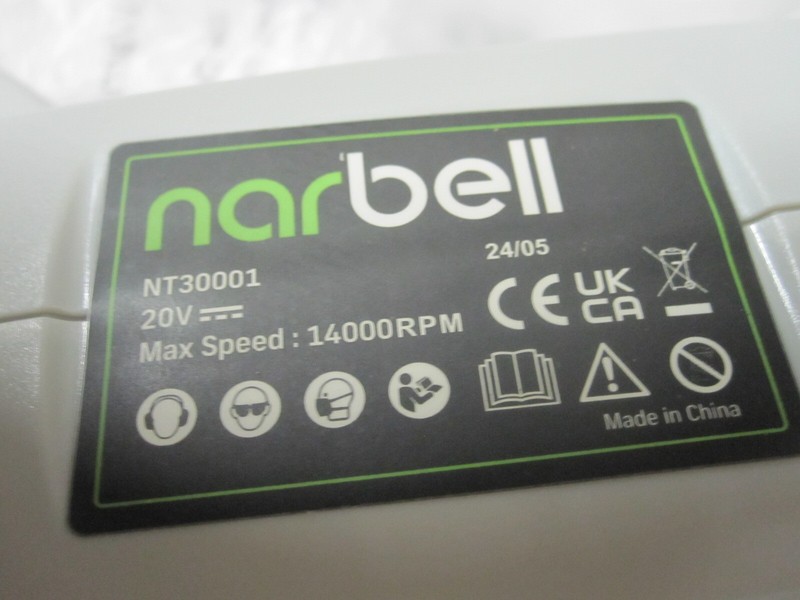 Narbell NT30001 Lightweight Cordless 20V Leaf Blower +battery + Charger New gallery