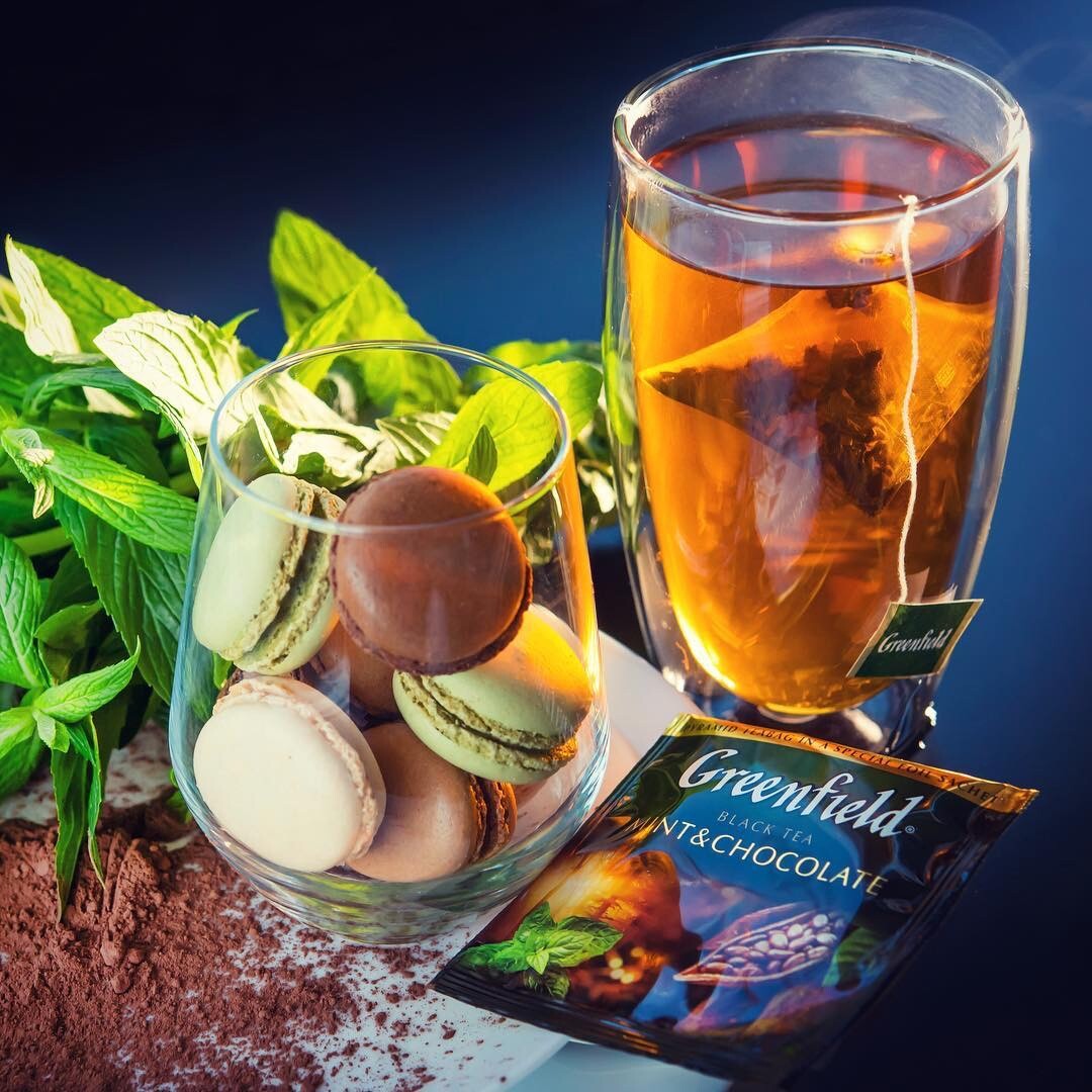 GREENFIELD 24 PYRAMIDS TEA BAG IN a SPECIAL FOIL SACHET SAMPLE PACK 12 FLAVORS gallery