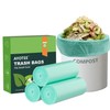 75 Counts AYOTEE Mini Garbage Bags, 1.2 Gallon 75 Count (Pack of 1), GREEN gallery