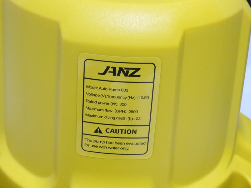 JANZ 2500 GPH Automatic Pool Cover Pump Above Ground,1/3 HP Submersible Pump Kit gallery