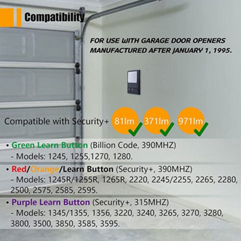 Garage Wall Pad Multi-Function Control Panel for LiftMaster 78LM 41A5273-1 gallery