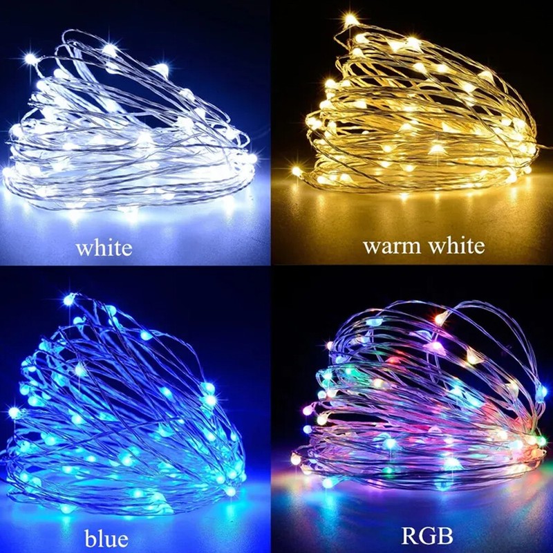 USB Twinkle LED String Fairy Lights Copper Wire Party Remote 50/100/200/300 LEDs gallery