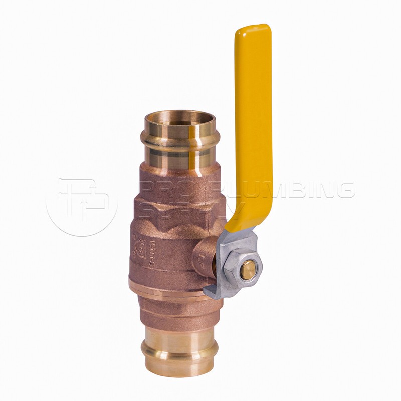 Midline Valve Double-O-Ring Press Ball Valve, with Press Connections, Brass gallery