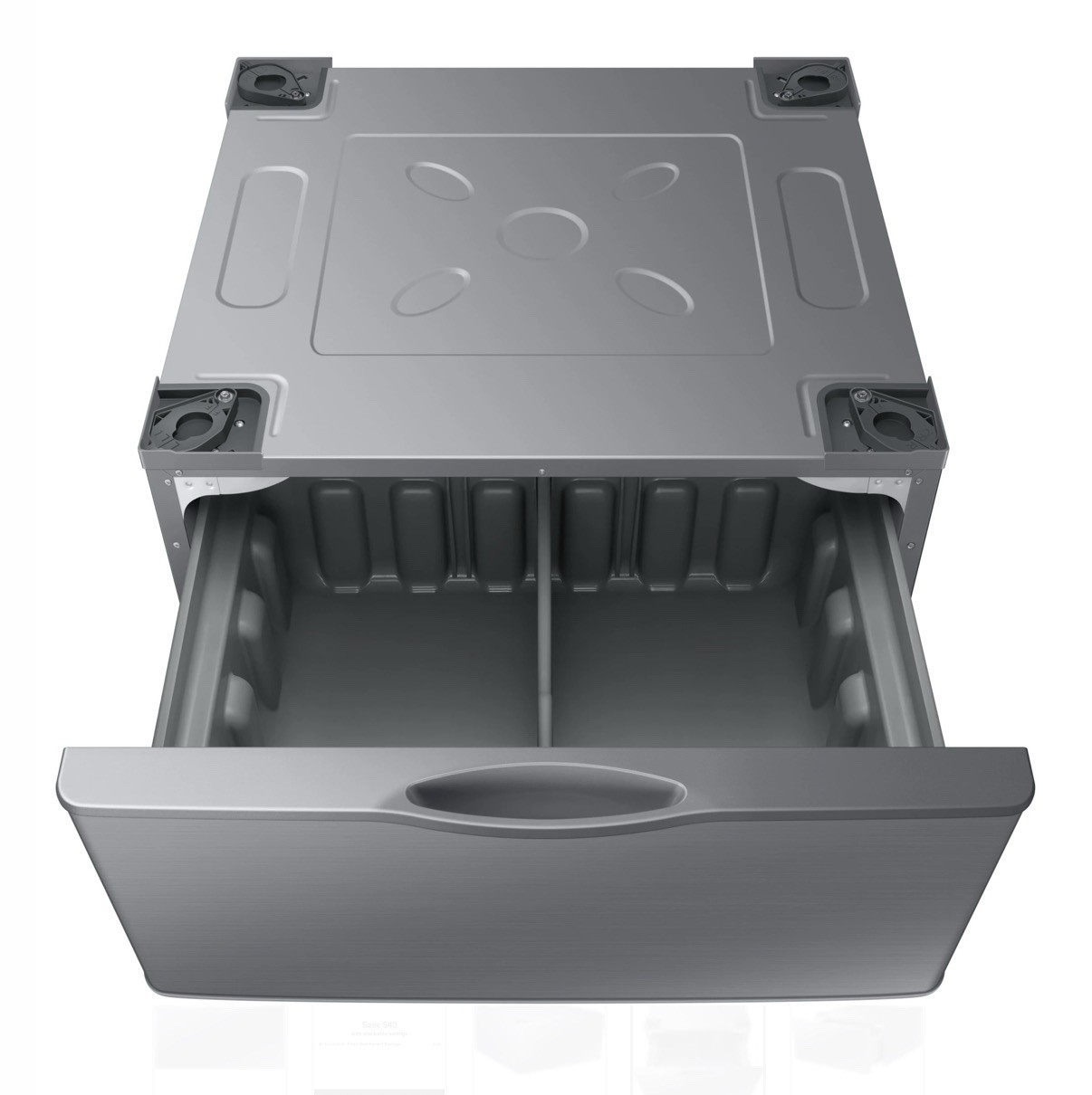 BRAND NEW ONE Samsung 27” Laundry Pedestal Storage Drawer WE402NP/A3 Platinum gallery