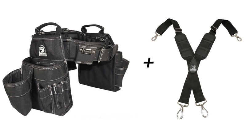 Gatorback B140+B606, Carpenters Tool Belt & Suspenders Combo. Sizes (S - 3XL) gallery