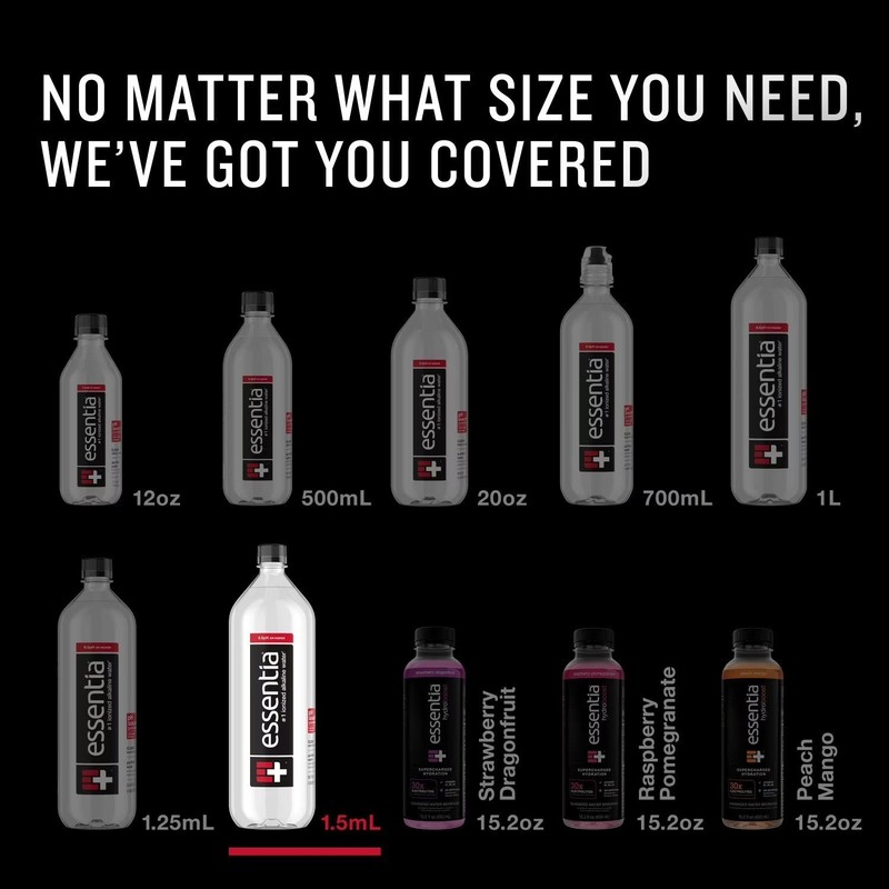 Essentia Ionized Alkaline Bottled Water, 1.5 Liter Bottles, 12 Pack gallery