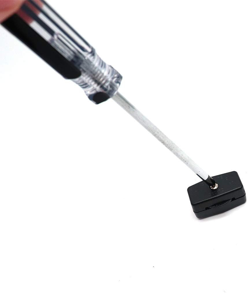 3A 125VAC Lamp Black Inline Rotary Cord Switch 10Pcs gallery