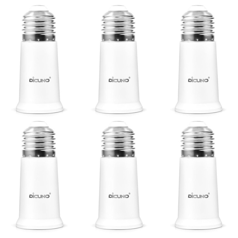 E26 Socket Extender, E26 Standard Medium Base Lamp Bulb Socket Adapter of 5CM... gallery