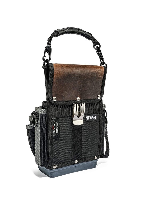 Tool Pouch with Hard Plastic Base, Multiple Pockets for Contractors gallery