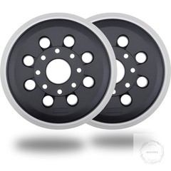 2 Pack 5 Inch 8 Hole Hook & Loop Replacement Sander Pad for 5″ Bosch ROS20VS,