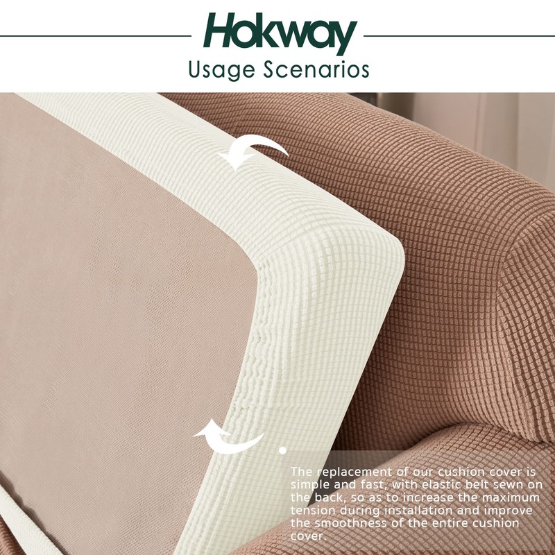 Stretch Couch Cushion Slipcovers Reversible Cushion Replacement Slipcovers So... gallery