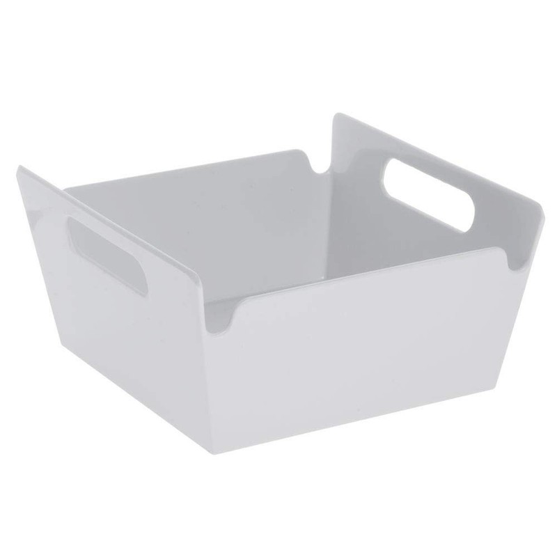 HUBERT® Serving Bowl with Handles Square White Melamine - 8" L x 8" W x 4 1/2" H gallery