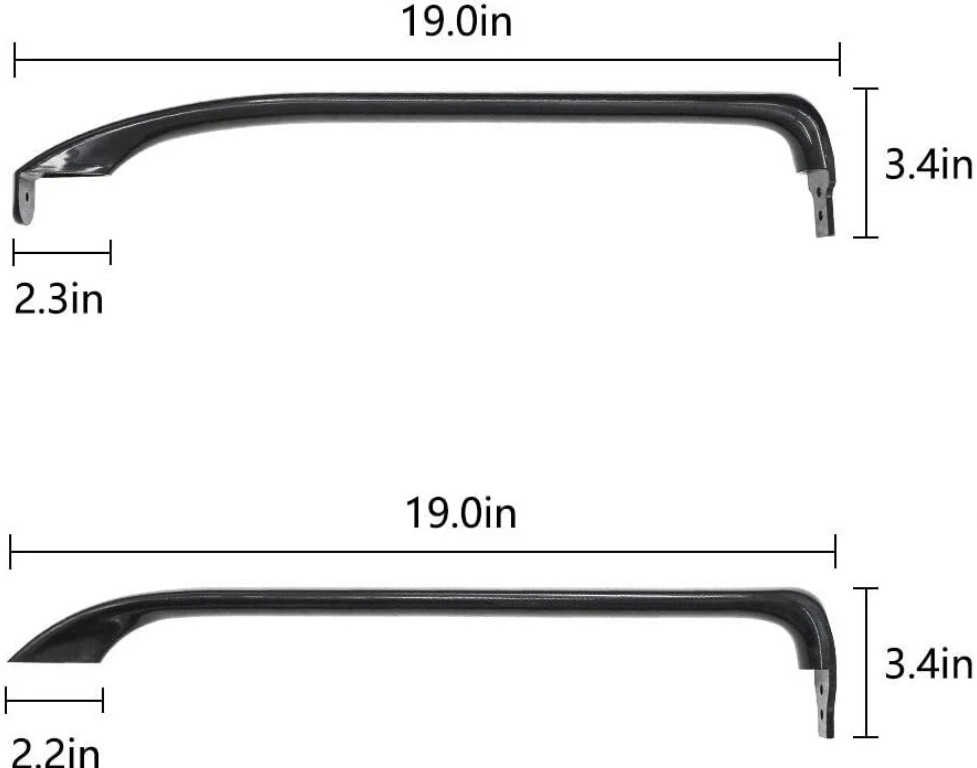 Freezer Refrigerator Door Handle Kit WR12X22183 for GE GTH18GBDCRBB GTH18GCDDRBB gallery