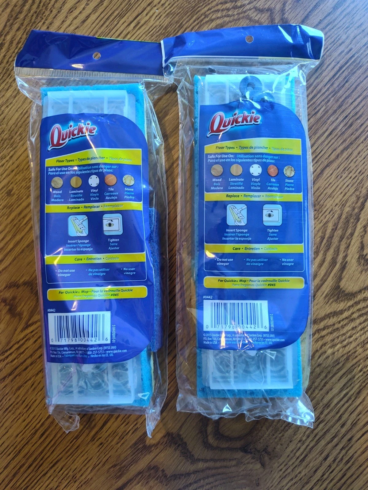 Quickie Clean Squeeze Sponge Mop Refill Type S Fits Mop #045 Blue SEALED NEW gallery