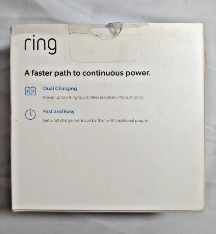 Ring Charging Station Kit for Quick Release Battery Pack of Ring Camera 5AT3S6 gallery