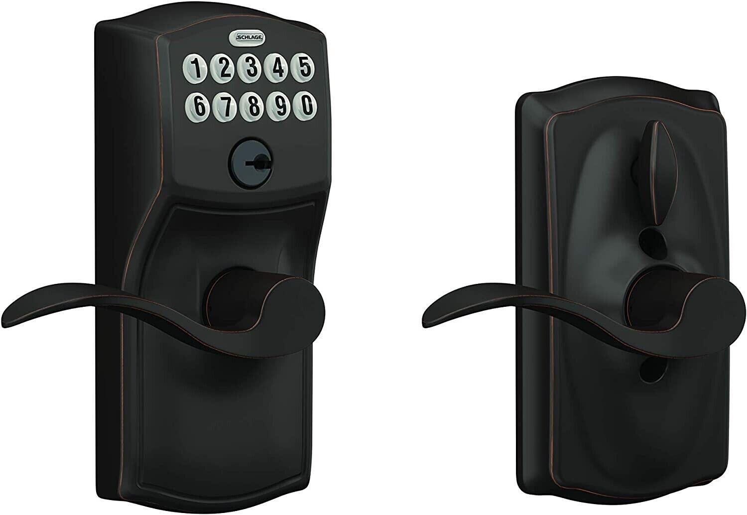 Schlage FE595 CAM 716 ACC Keypad Camelot Electronic Keypad Door Flex Lock Bronze gallery