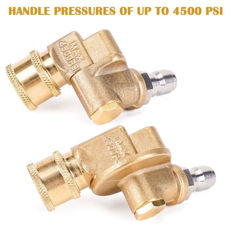 Brass Connect 1/4" Replacement Power Washer Spray Nozzle Pressure Washing Tip gallery